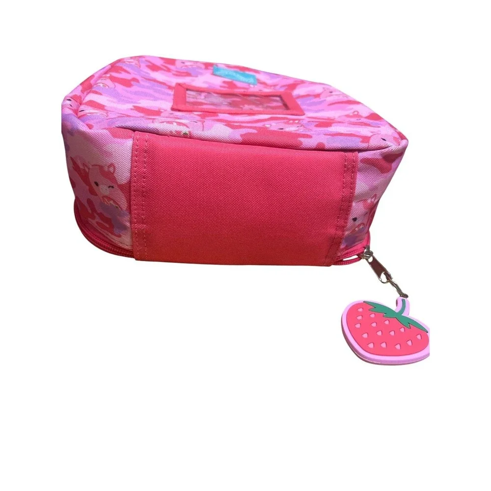 Squishmallows Calynda the Strawberry Cow Insulated Lunch Bag Back to School Girl